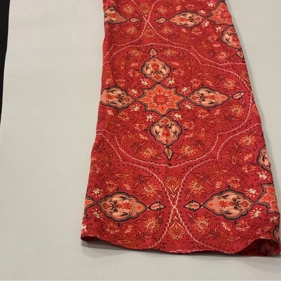 Rachel‎ Zoe Red Paisley Button Down Shirt Western chic - Picture 13 of 13